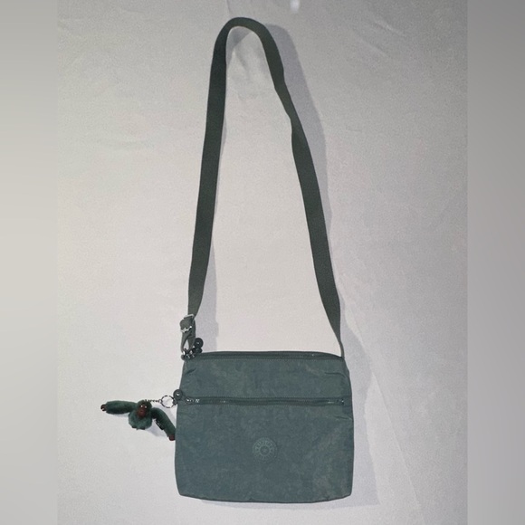 Kipling • Crossbody Bag Annabelle Double Zip Light Aloe Tonal Sage Green - Picture 1 of 13